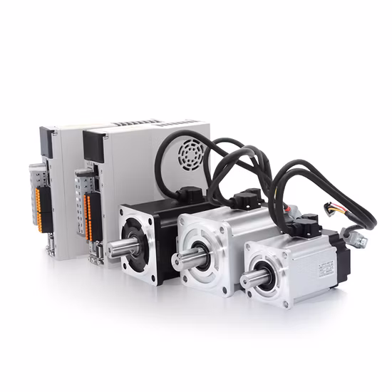 China Mini Torno CNC 3000rpm 110mm 2n. Servo motor M 2.5A 600W 220V AC com driver para máquina de moldagem por injeção
